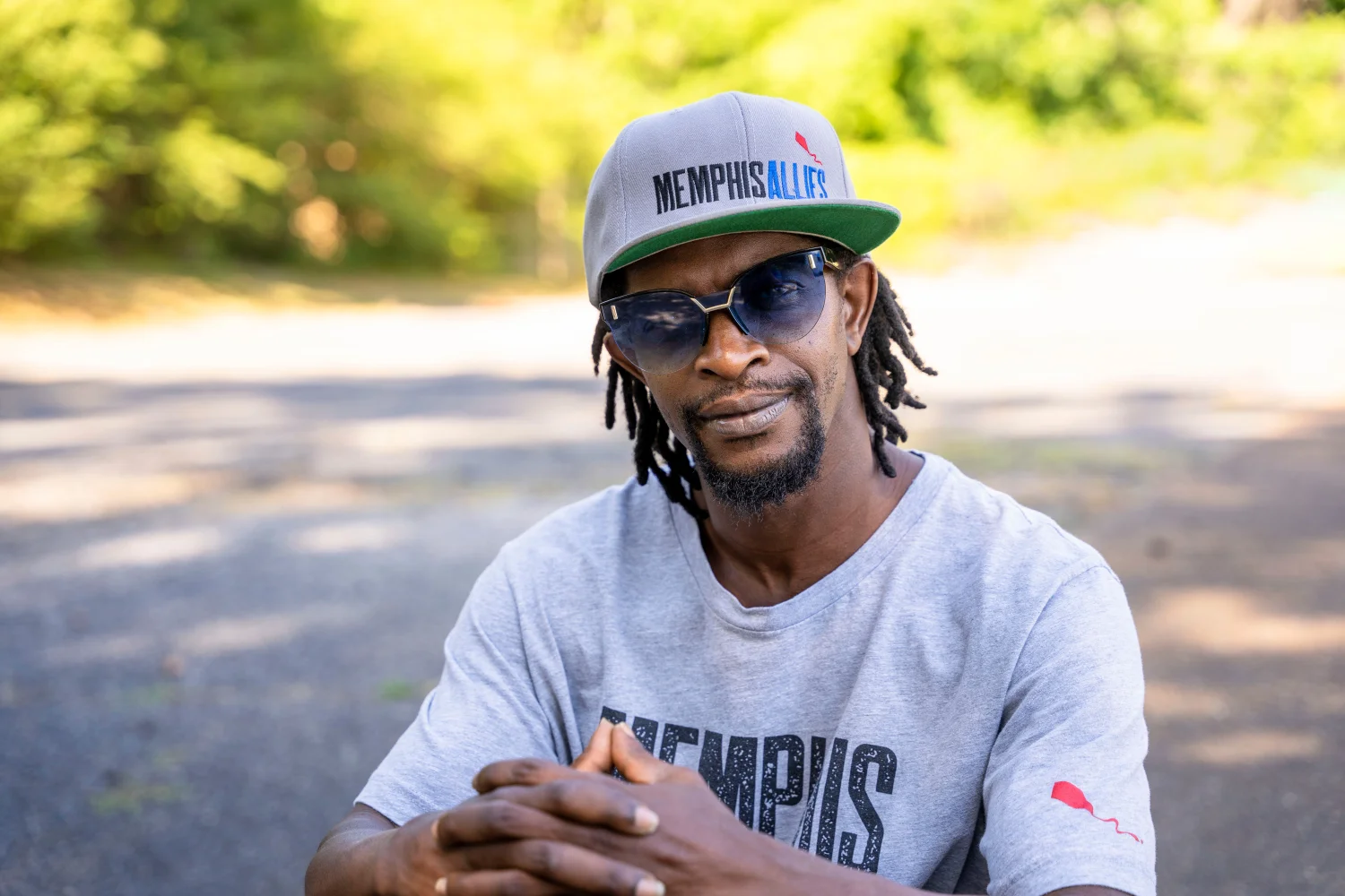 Memphis Allies team wearing orange t-shirts for gun violence awareness